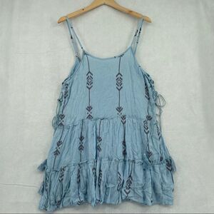 -Beach by Exist Embroidered Coverup Dress NWT L